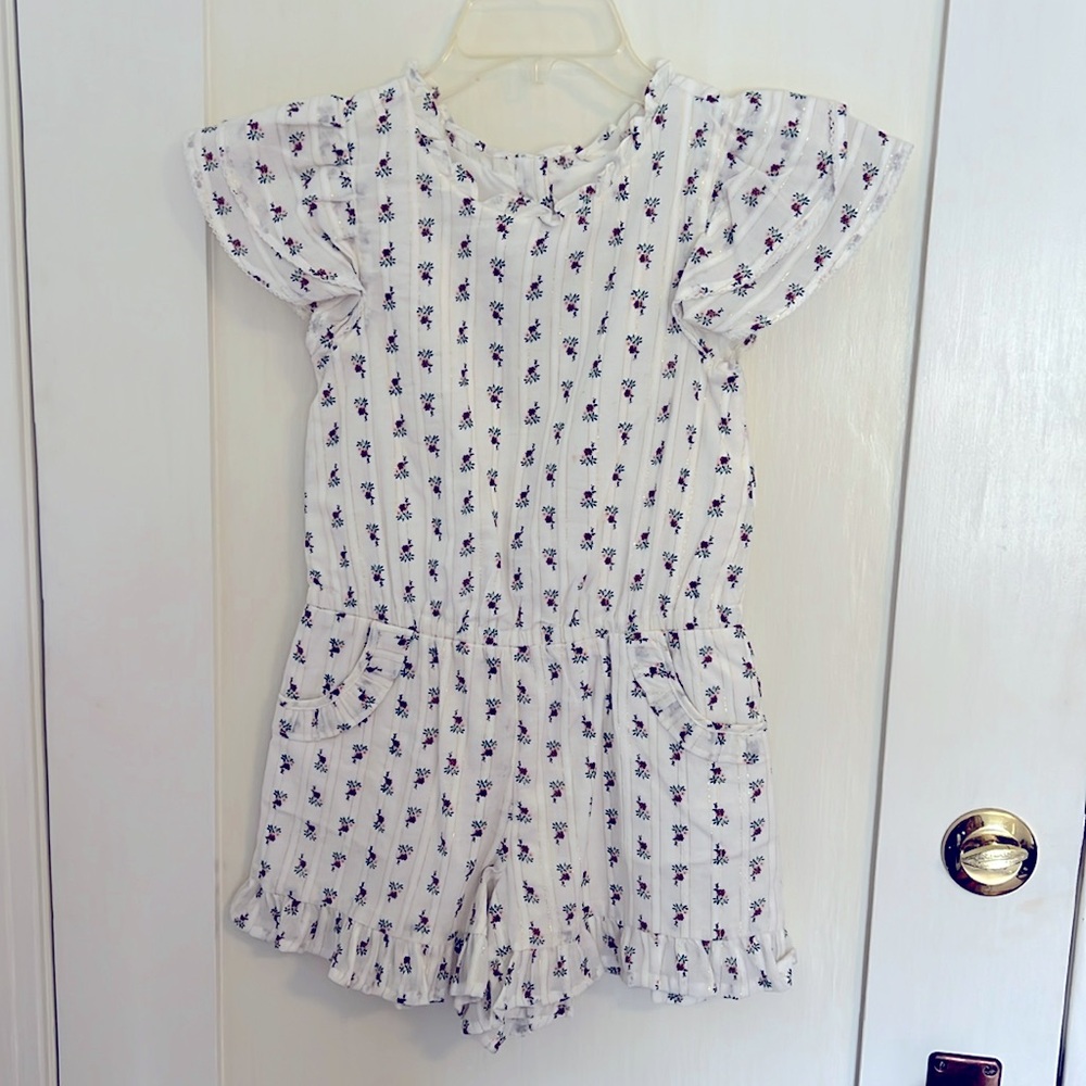 Janie and Jack Floral Jumper NWT.